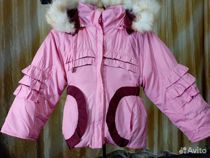 Куртка зимняя для девочки р. 98