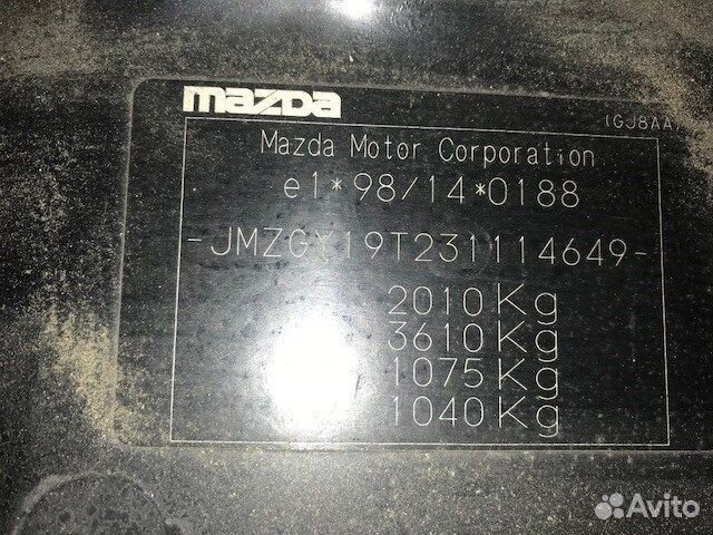 Разбор на запчасти Mazda 6 (GG) 2002-2008