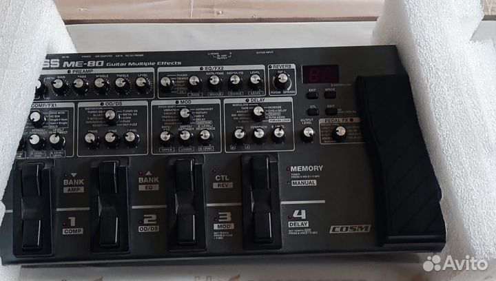 Гитарный процессор boss ME 80