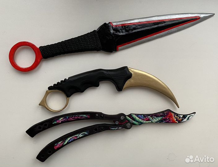 Деревянные ножи из standoff 2, CS GO, Warface