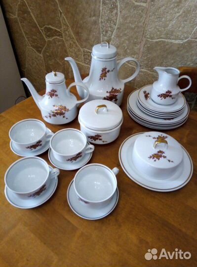 Винтажный чайный сервиз 