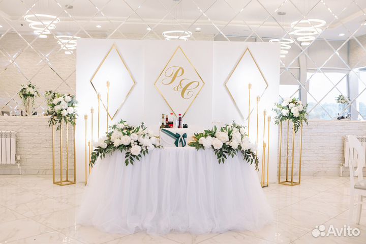 Оформление украшение декор свадьбы