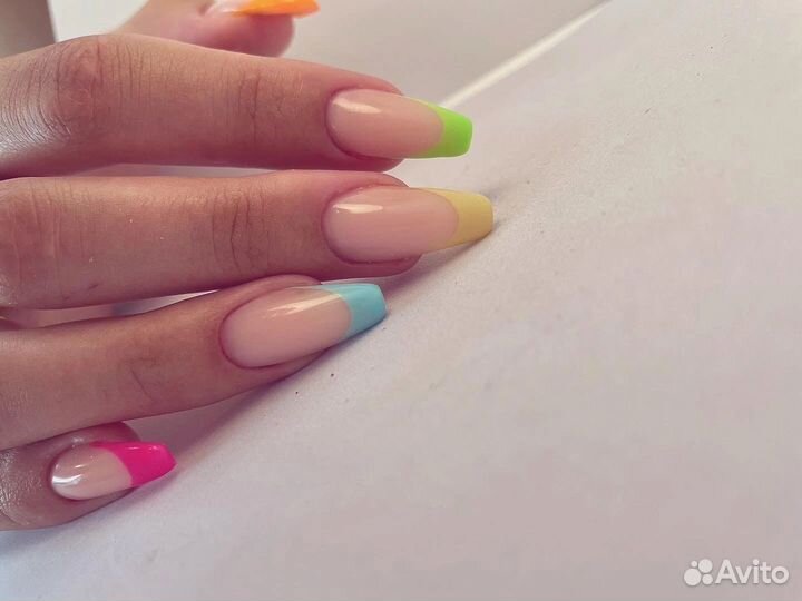 Наращивание ногтей, коррекция, педикюр