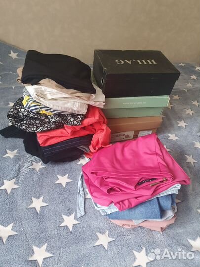 Женские вещи пакетом 42 44 и обувь 37