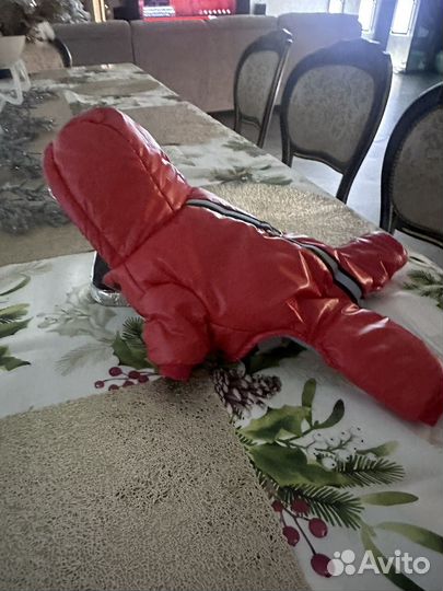 Зимний комбинезон для маленькой собаки