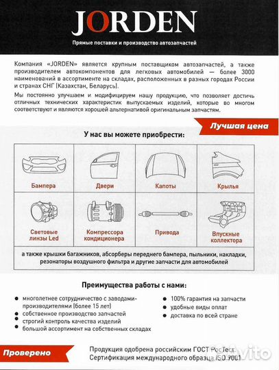 Стекло фары правое Escalade 3 2006-2014