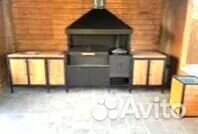 Мангал С печкой под казан