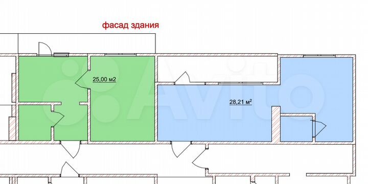 Свободного назначения, 28 м²