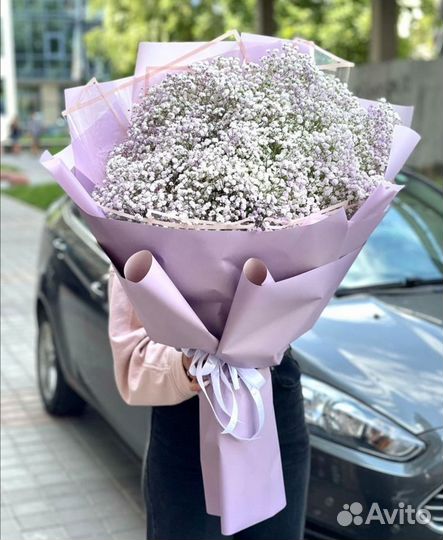 Букеты Гипсофилы (разные цвета)