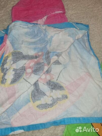 Полотенце пляжное детское с капюшоном