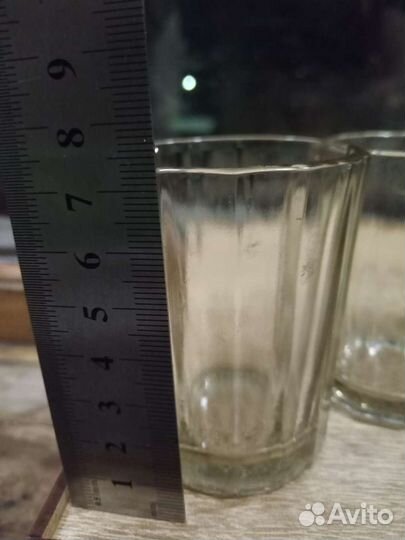 Стаканы, рюмки СССР (граненые и нет)