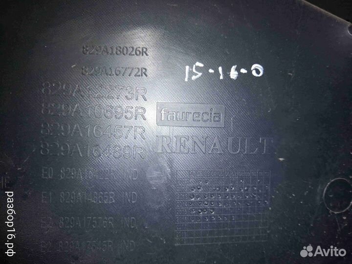 Обшивка двери задней левой Renault Duster 2012-202