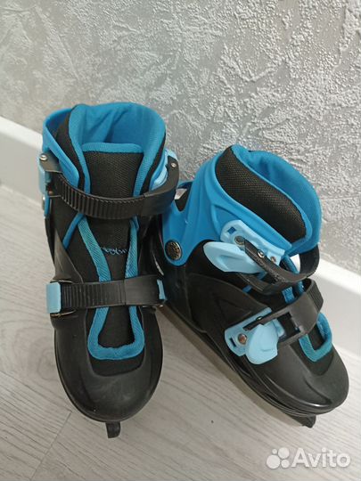 Коньки детские раздвижные 31-34