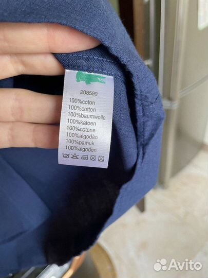 Рубашка мужская lacoste M, L, XL, XXL, xxxl