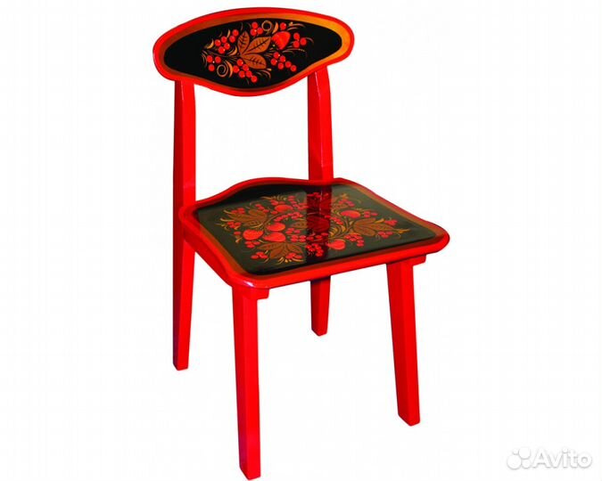 Детская мебель. Стул стол. Хохломская роспись