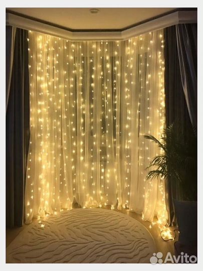 Гирлянда штора