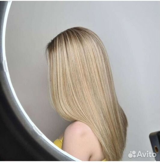 Полировка волос+ прямой срез