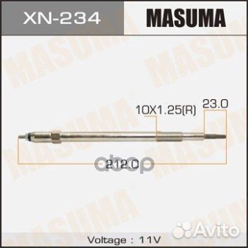 Свеча накаливания XN-234 Masuma