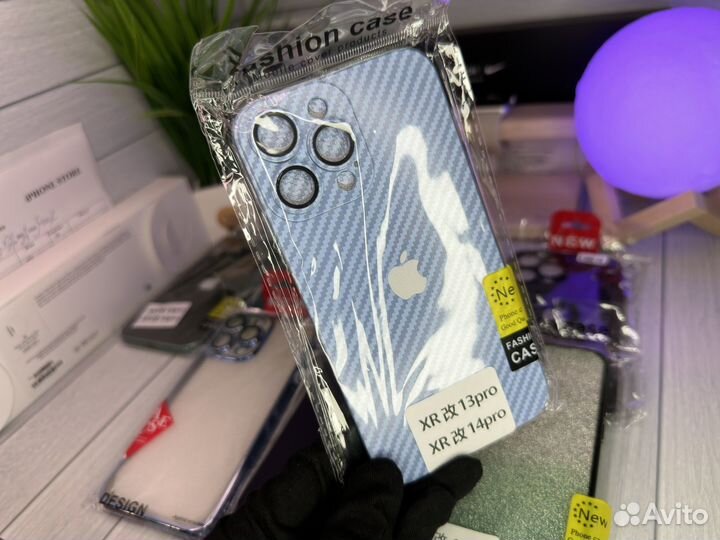 Чехлы на iPhone XR в корпусе 13/14 Pro Luxe