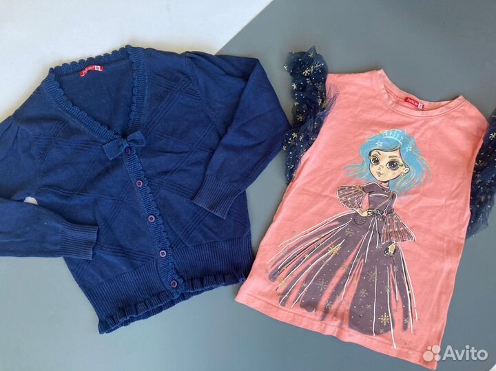 Вещи пакетом 116 122 на девочку