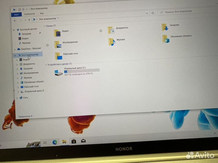 Премиальный honor 16.1/nvidia MX350/core I5/16 RAM