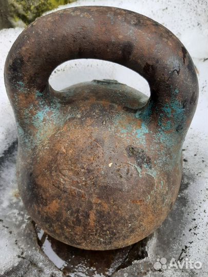 Гиря 2 пуда царская