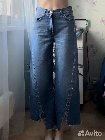 Джинсы широкие y2k