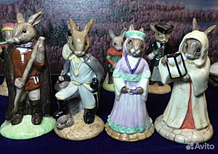 Кролики.Bunnykins.Royal Doulton.Банкинс.Статуэтка