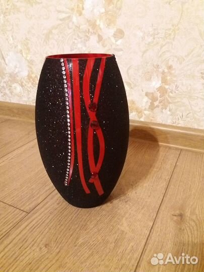 Ваза для цветов, высота 24,5 см (Новая)