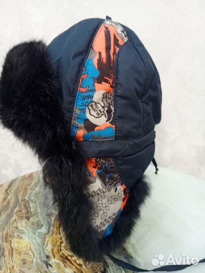 Шапка зима для мальчика размер 50