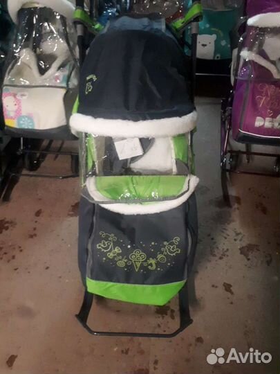 Санки коляска ника