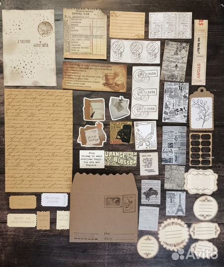 Набор для скрапбукинга и джанкбука