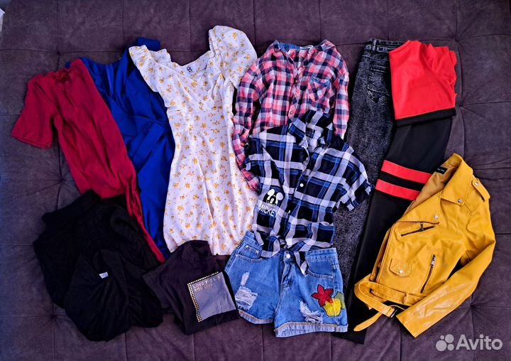 Большой пакет вещей 44-46