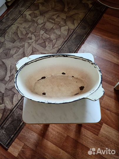 Утятница чугунная эмалированная 2.5л