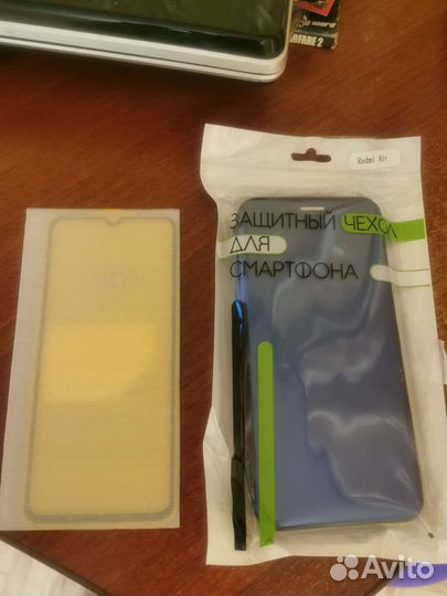 Чехол и стекло Redmi A1+ новые