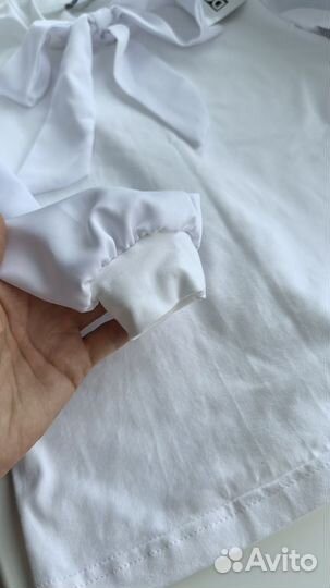 Блузка школьная новая на рост 128
