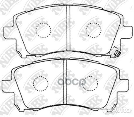 Колодки NiBK PN7390 PN7390 NiBK