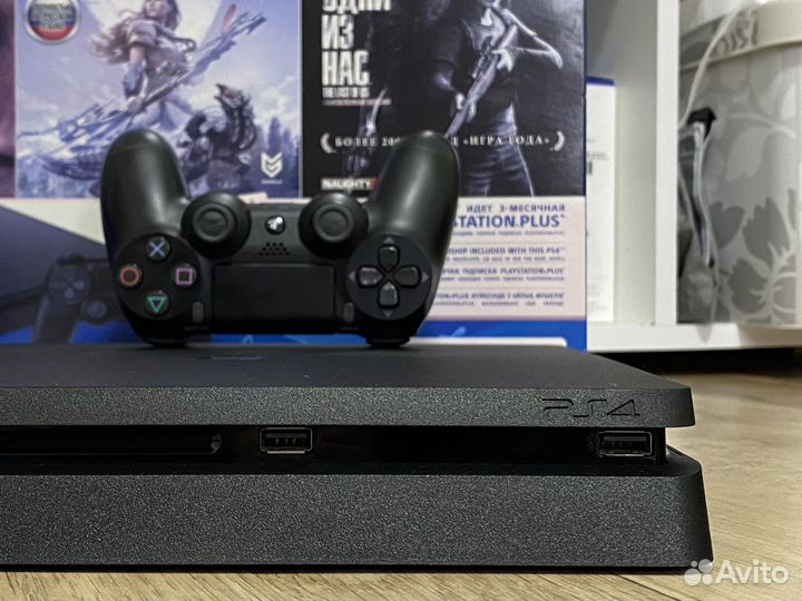 Sony PS4 Slim 1TB 3V Как новая