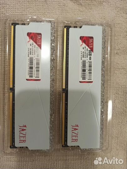 DDR 4 16gb 3200Mhz (8+8)