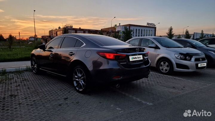 Mazda 6 2.5 AT, 2016, 134 000 км