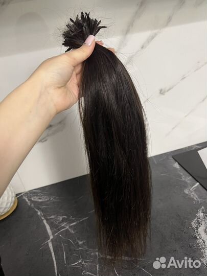 Волосы 250капсул для наращивания 50 см