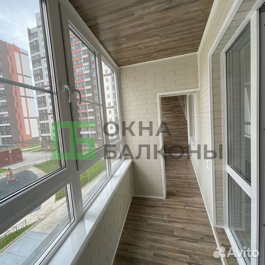 Отделка балконов