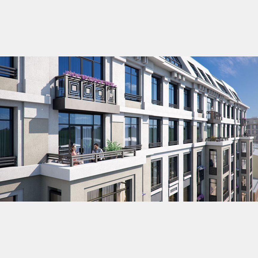 2-к. квартира, 87,3 м², 2/9 эт.