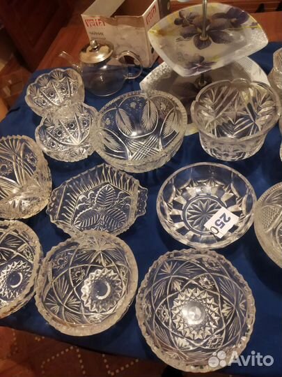 Вазы хрустальные