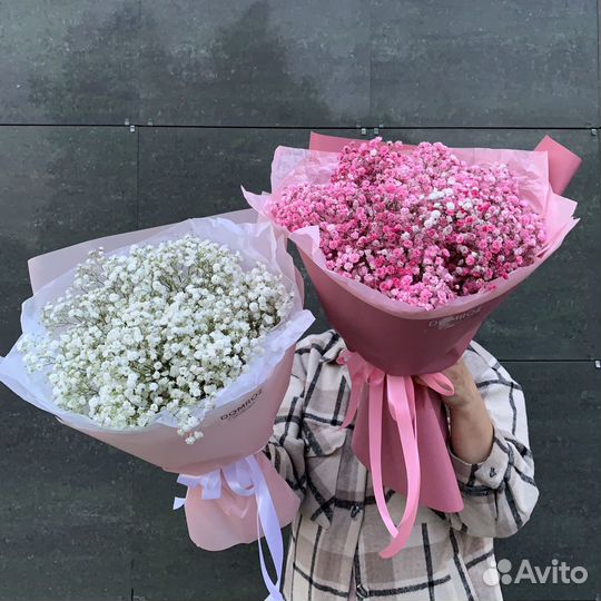 Букет из Гипсофилы