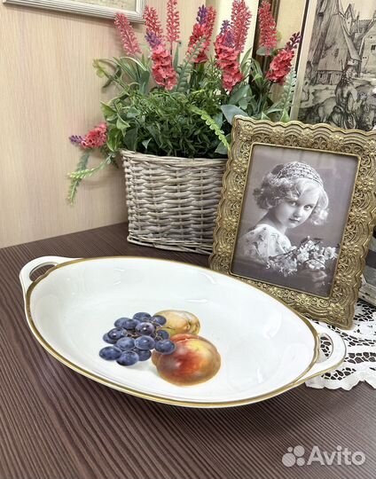 Антикварное блюдо Thomas Клеймо 1908-1939 - е годы