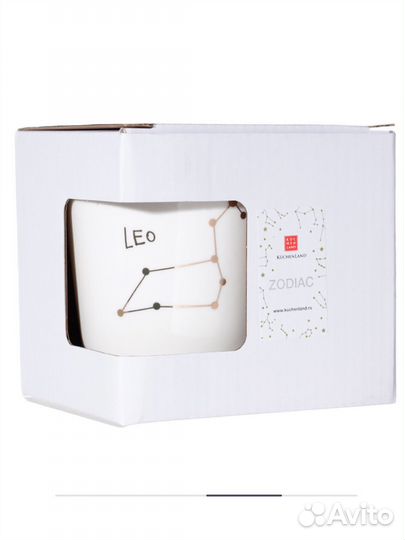 Кружка фарфоровая Kuchenland новая