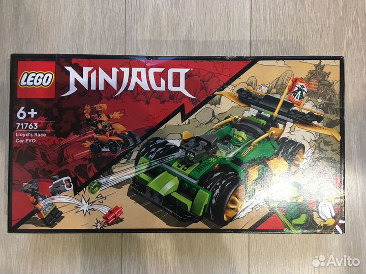Lеgо 71763 Гоночный автомобиль эво Ллойда (поврежд
