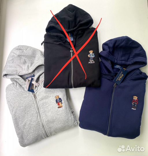 Толстовка мужская на молнии Polo Ralph Lauren