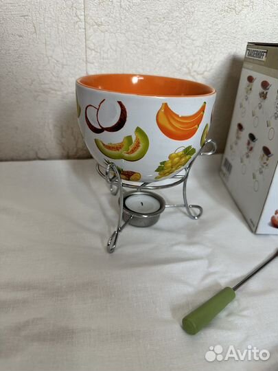 Немецкая фондюшница Kaiserhoff набор для фондю